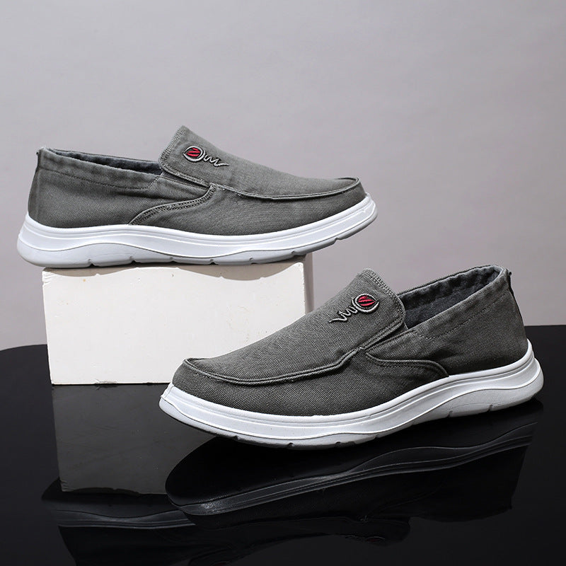 Old Beijing Cloth Shoes Men's Plus Size Canvas