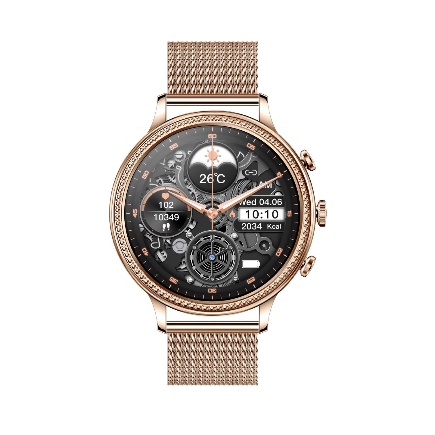 Montre connectée Fossil V60 Call 139' Full Touch pour femme