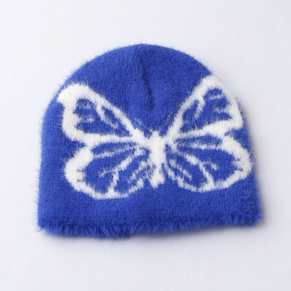 Fashion Cold-proof Warm And Cute Versatile Adult Printed Butterfly Jacquard Woolen Cap