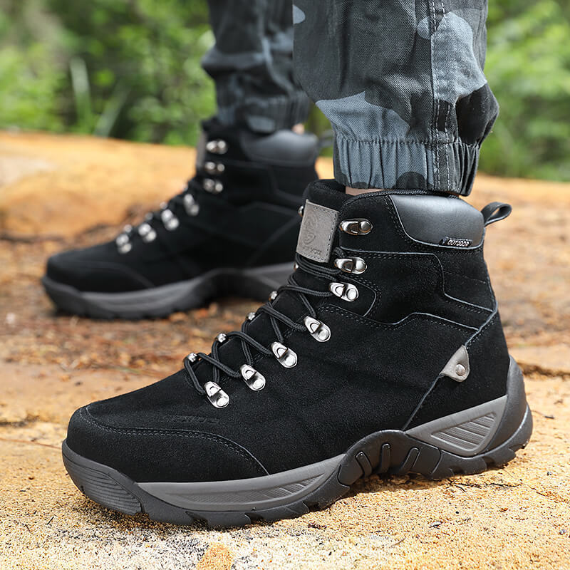 Men's Middle High Top Autumn And Winter Mountaineering Plus Size Hiking Boots