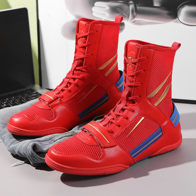 Sanda Combat Training Wrestling Shoes