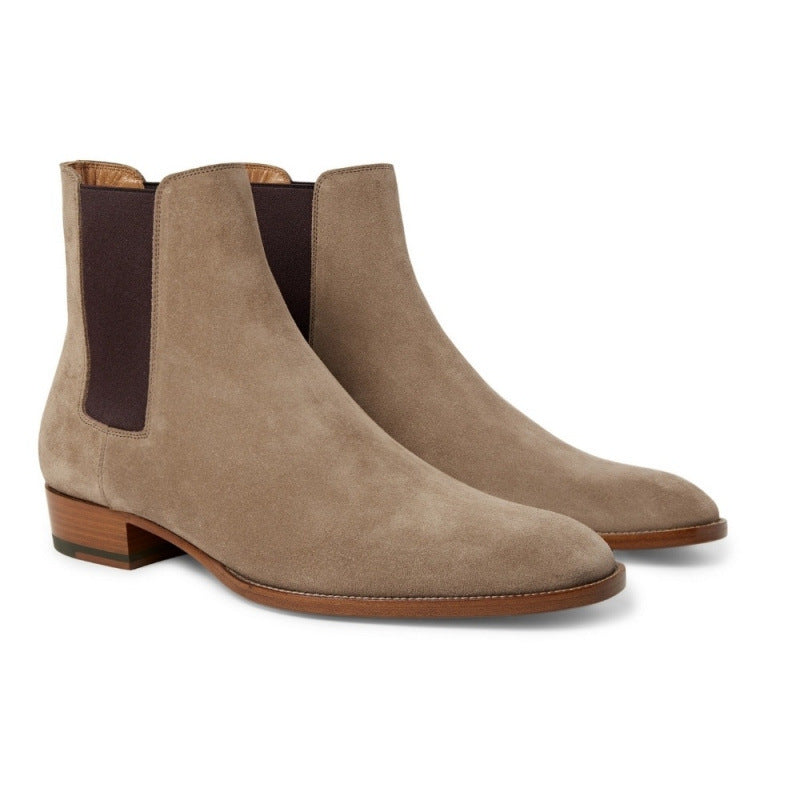 Men's FallWinter All-match Buckskin Martin Boots