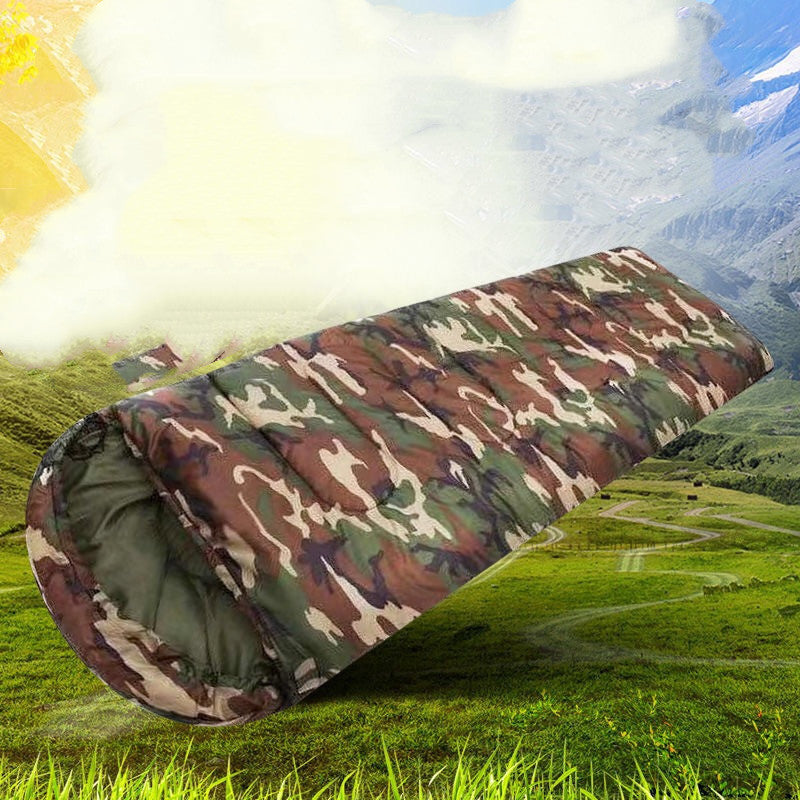 Sac de couchage camouflage d'urgence pour camping