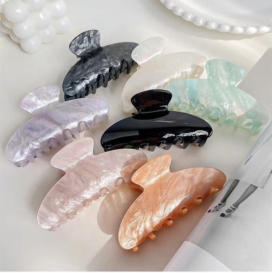 Acrylic Jaw Clip Women's All-match Fashion Hair Claw Jelly Color