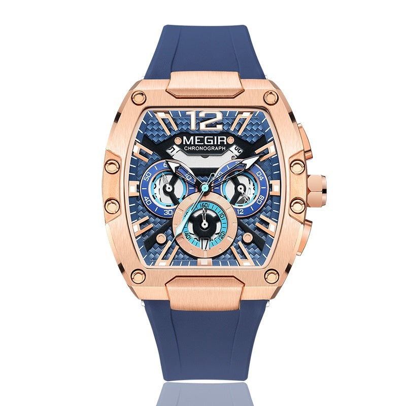 Montre de sport lumineuse et étanche pour homme