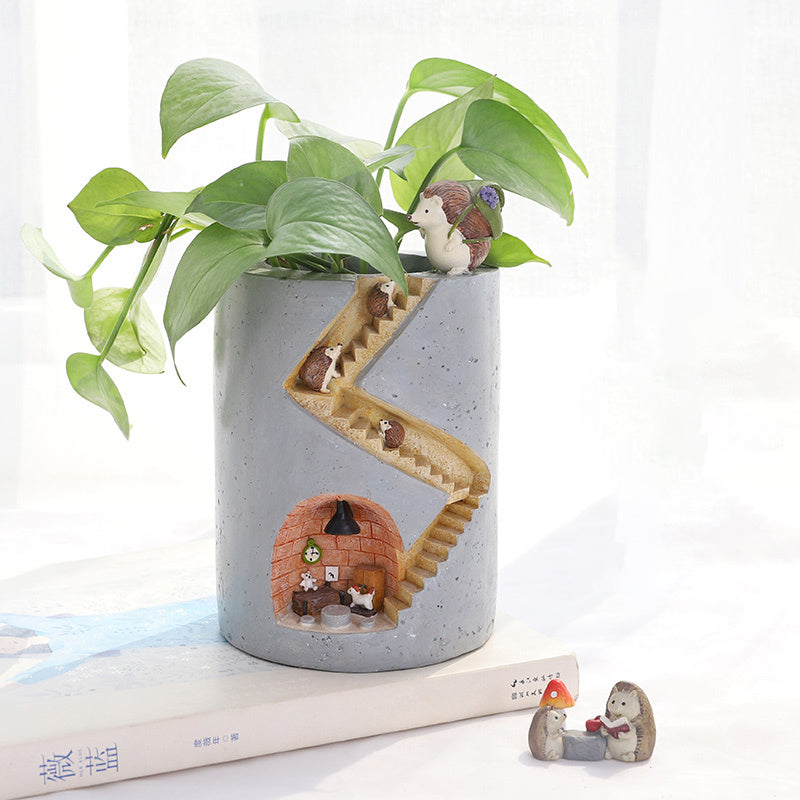 Gardening Cartoon Succulent Flower Pot