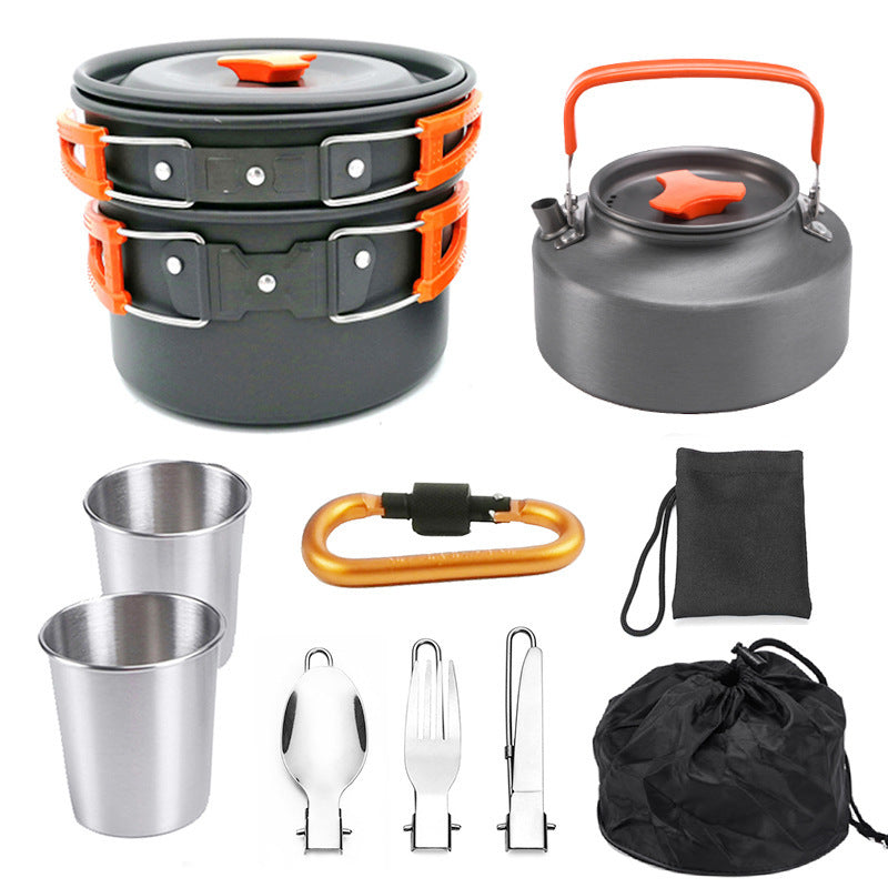 Ustensile de cuisine portable d'extérieur pour camping, randonnée, pique-nique