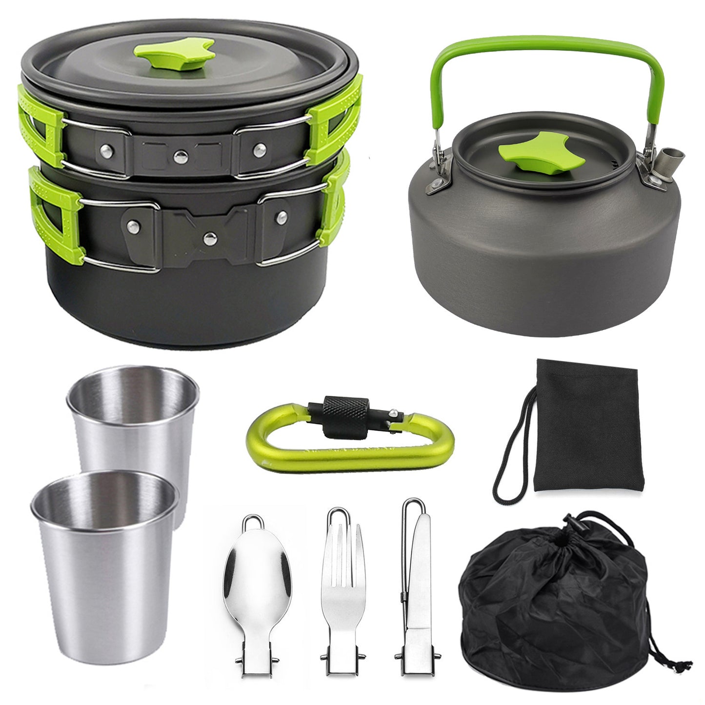 Ustensile de cuisine portable d'extérieur pour camping, randonnée, pique-nique