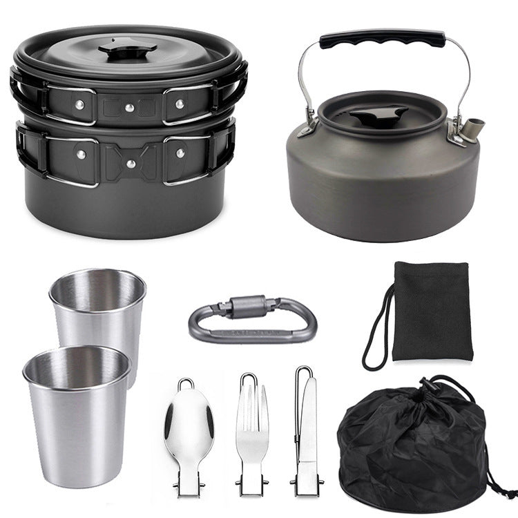 Ustensile de cuisine portable d'extérieur pour camping, randonnée, pique-nique