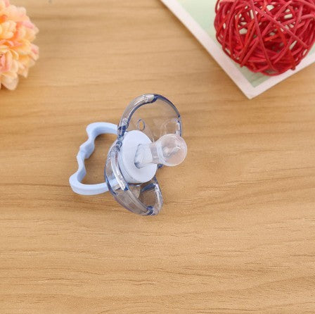 Love baby baby baby new baby pacifier anti automatically closed round head flat hair randomly issued