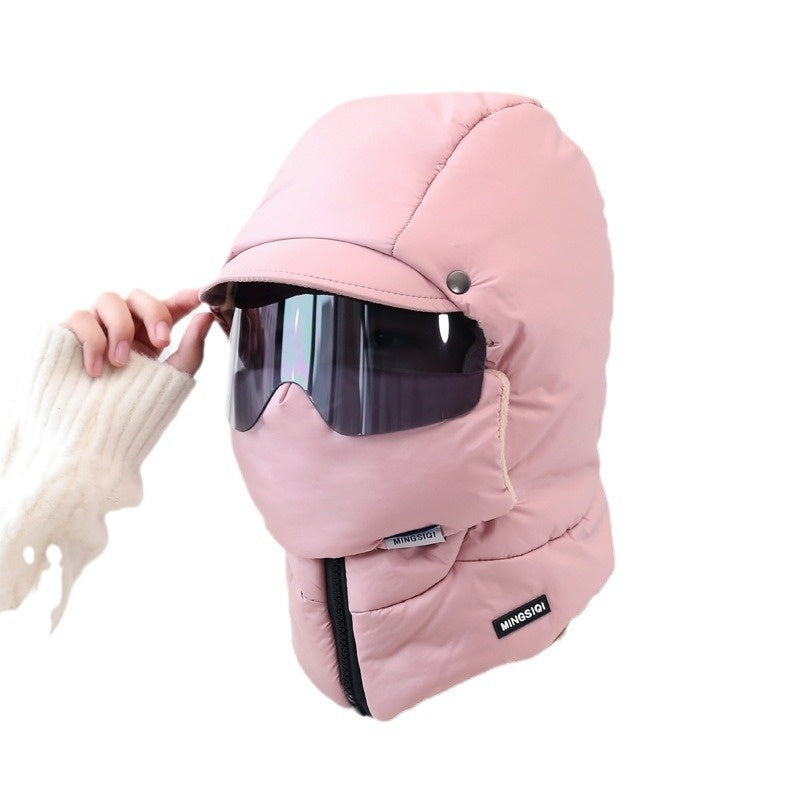 Hat Female Winter Thick Windproof Mask Warm Artifact