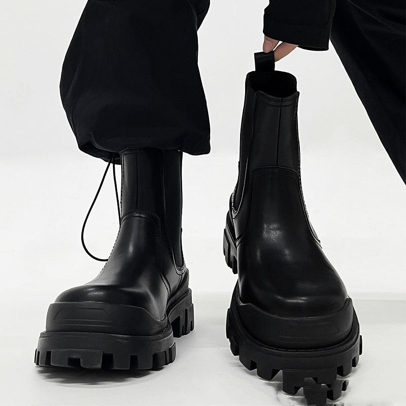 British Style Black High-grade Boots