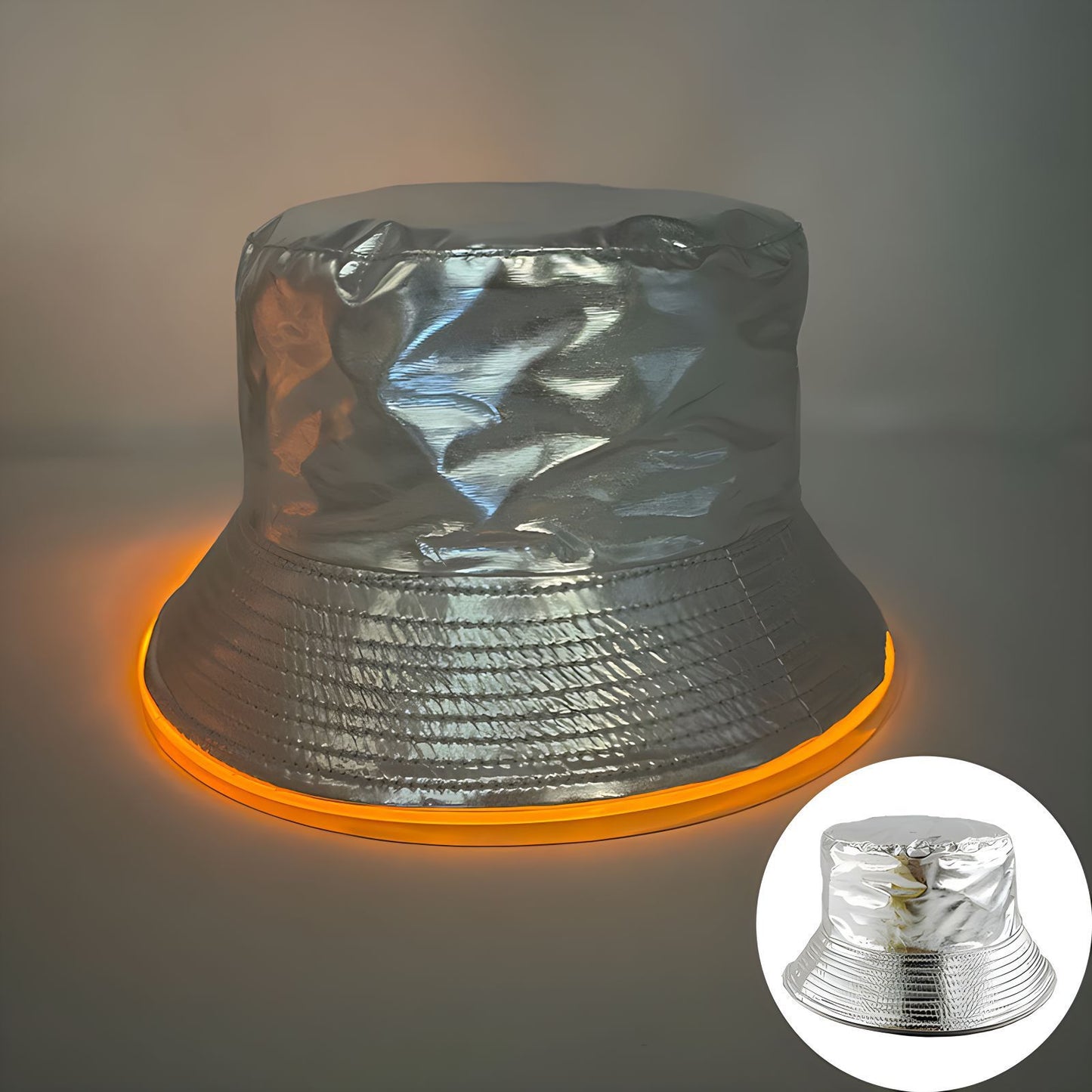 Bar Disco Glowing Bucket Hat Halloween Party LED Light