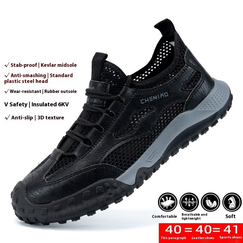 Labor Protection Shoes Men's Anti-smashing And Anti-penetration Insulated Lightweight