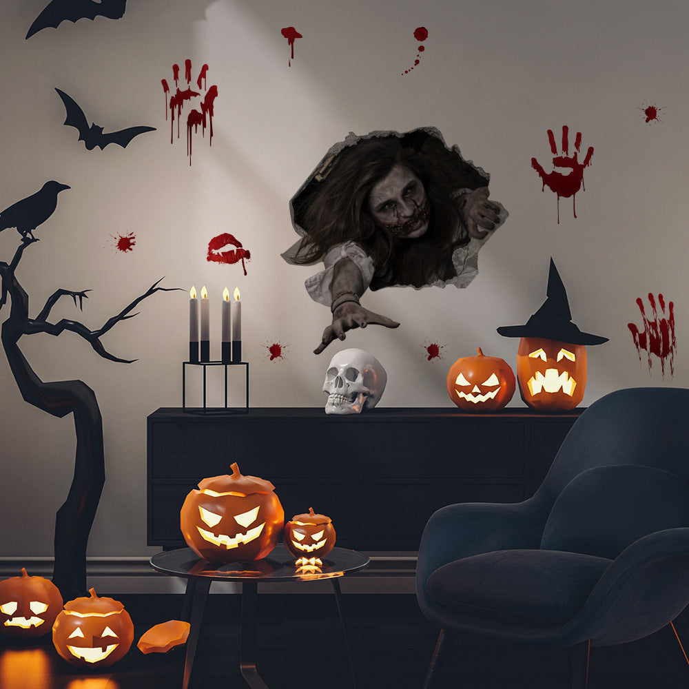 Halloween decoration stickers