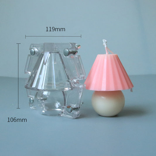 Small lamp candle mold INS wind homemade scented candles manual