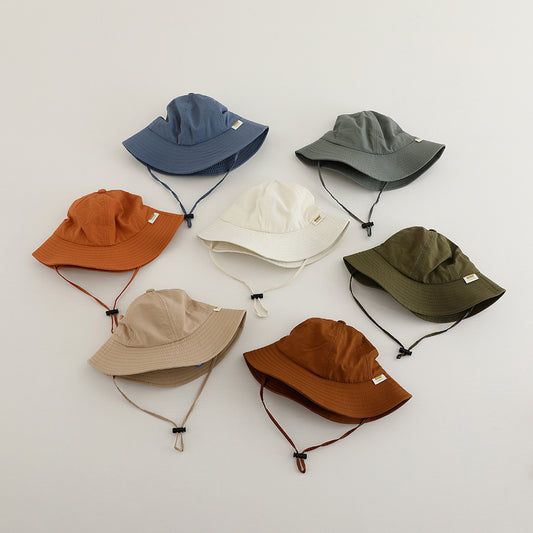 Bucket Hat Spring New Sun-proof Solid Color Quick-drying