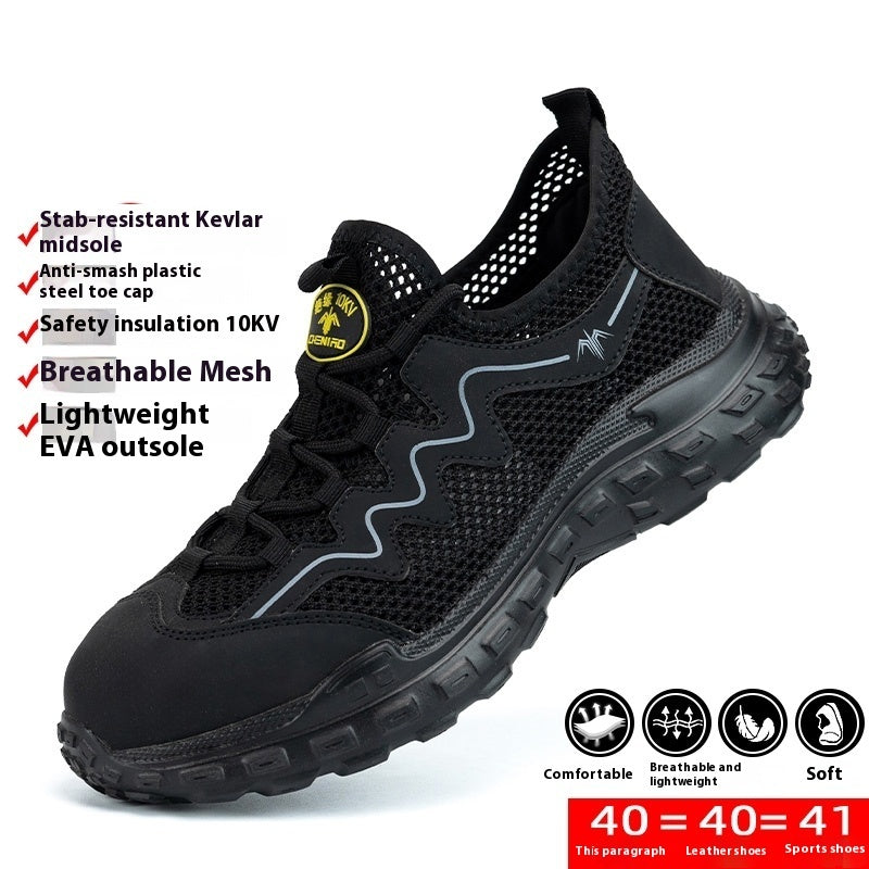 Labor Protection Shoes Men's Anti-smashing And Anti-penetration Insulated Lightweight