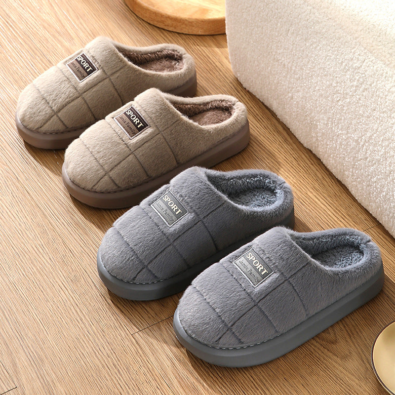 Men's Cotton Slippers Winter Household