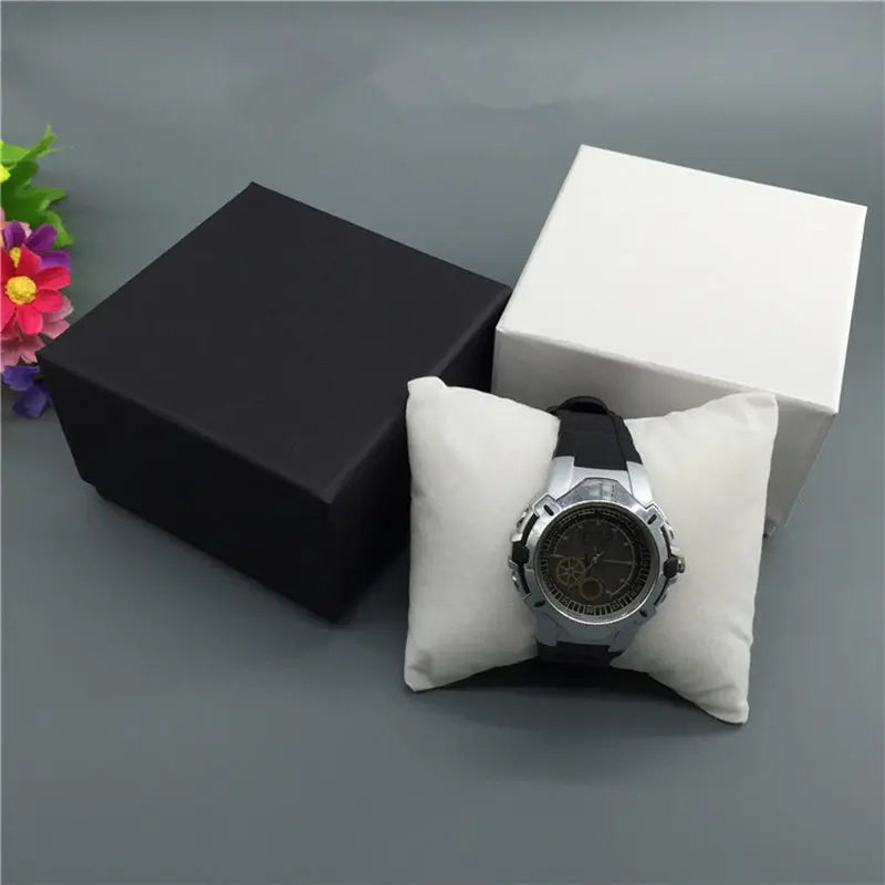 Cardboard Watch Case Storage Box Colorful Watch Holder New Watch Box Organizer Women Jewelry Gift Case