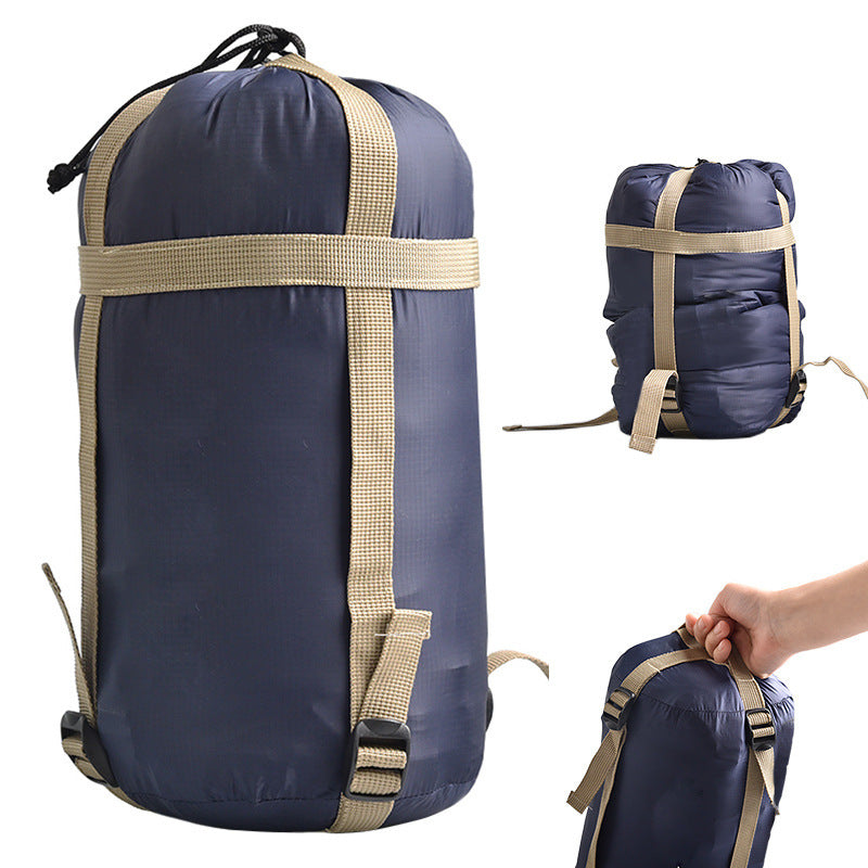 Sac de couchage de camping en plein air, sac de compression