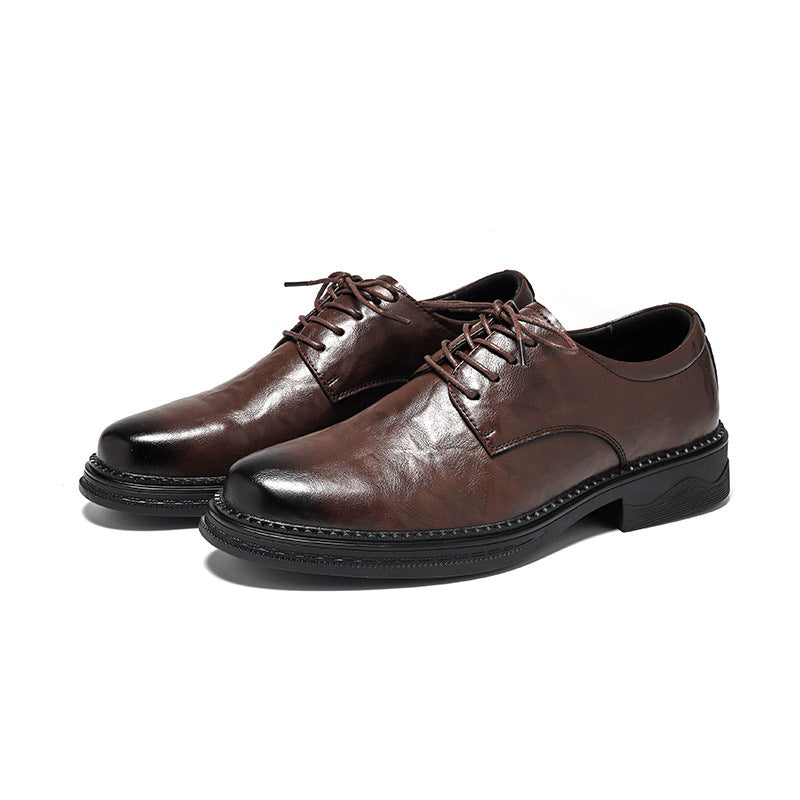 Chaussures en cuir pour hommes, tenues d'affaires formelles, semelles souples