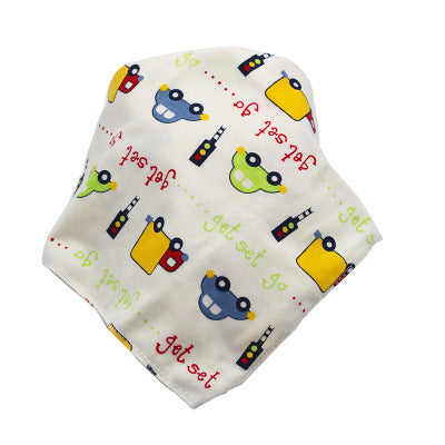 Baby Bibs Waterproof Triangle Cotton Cartoon Child Baberos Bandana Bibs Dribble Bibs Newborn Slabber Absorbent Cloth