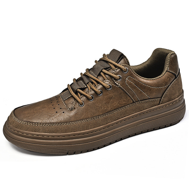 Men's Low Casual Shoes Thick Bottom Retro