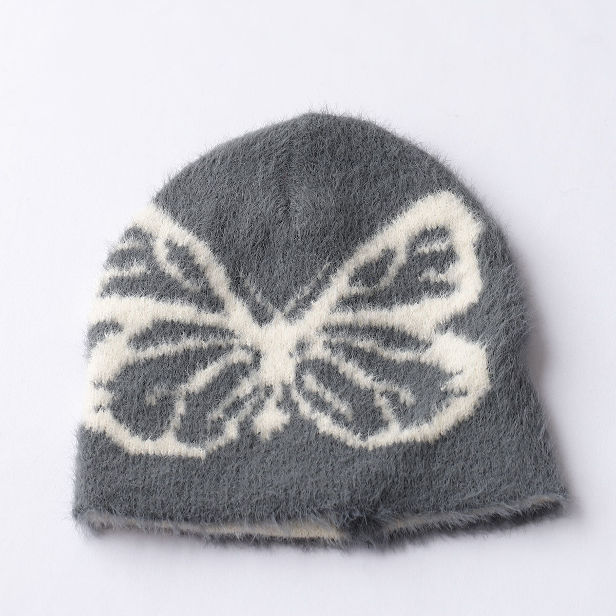 Fashion Cold-proof Warm And Cute Versatile Adult Printed Butterfly Jacquard Woolen Cap