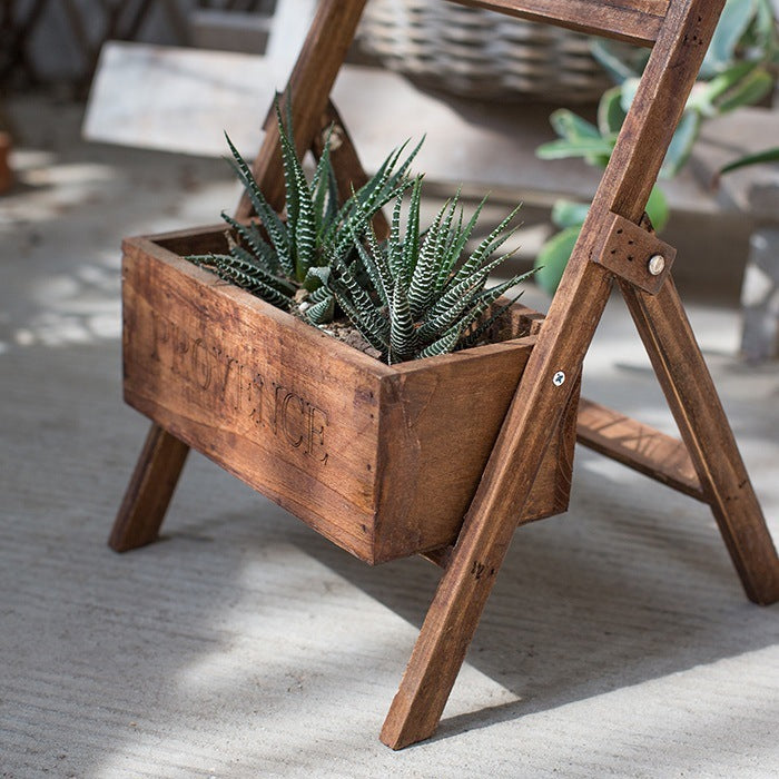 Garden Decorations Solid Wood Flower Box