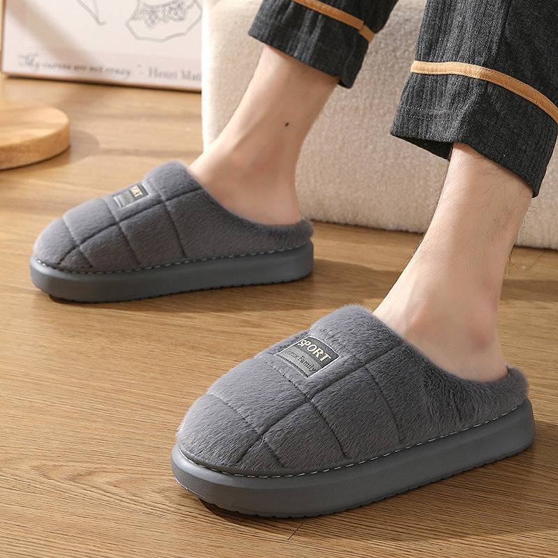 Men's Cotton Slippers Winter Household