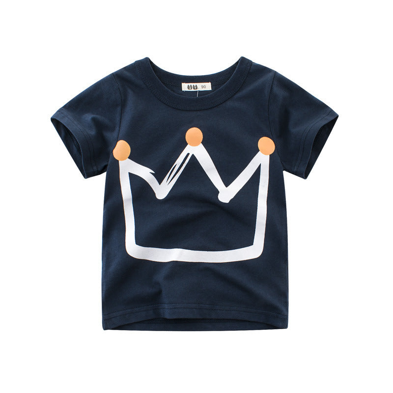 Summer New Boys' Short Sleeve T-shirt Children's T-shirt