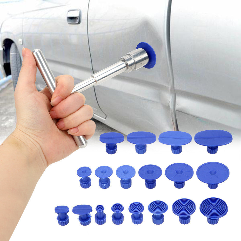 Werkzeuge Auto Reparatur Werkzeug Auto Dent Reparatur Dent Puller Kit 2 in 1 Slide Hammer Reverse Hammer Kleber Tabs Saug tassen