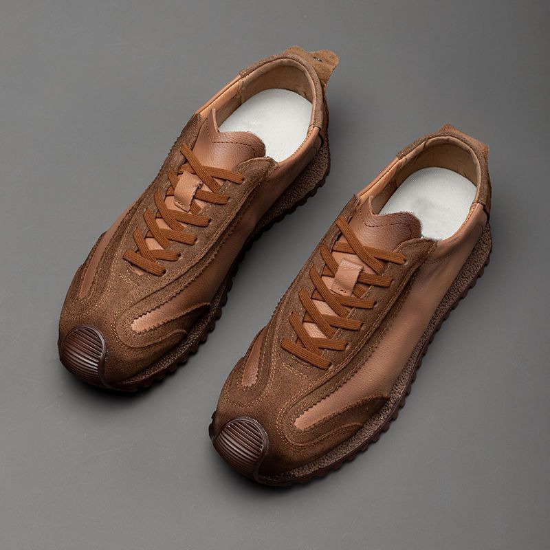 New Leather Sneakers Retro Sports Casual Shoes