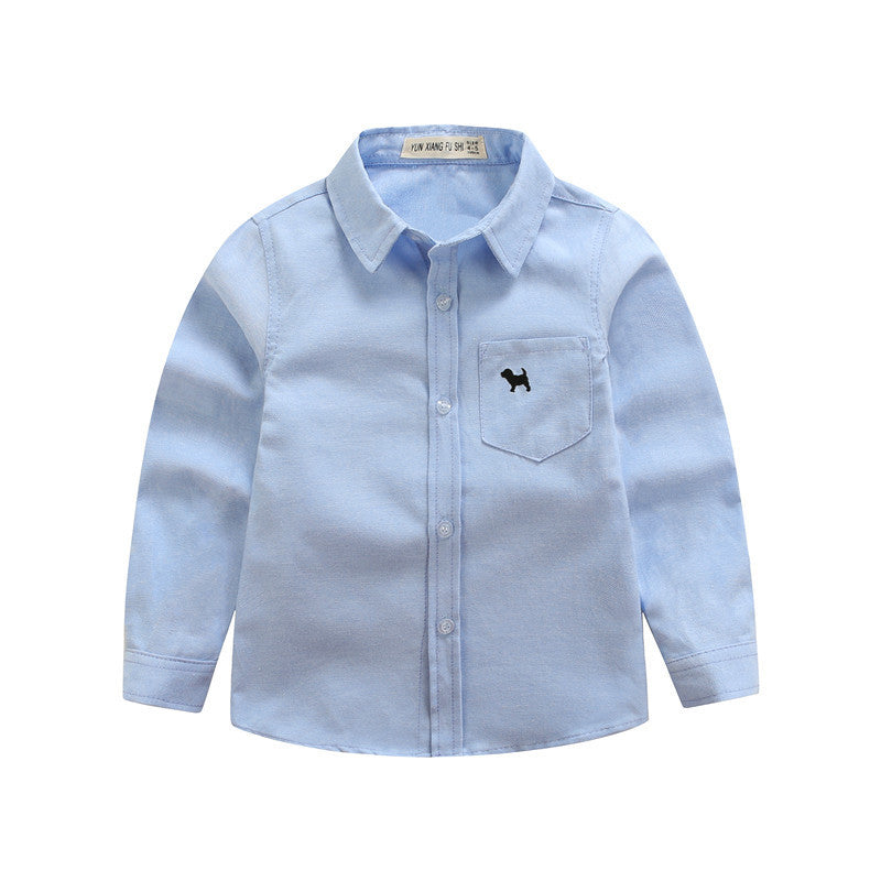 Children's Shirts Boys' Long-sleeved Shirts