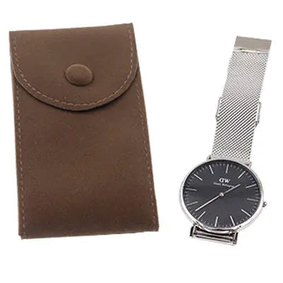 New Flannelette Watch Storage Bag Fashion Green Soft Watch Protect Bag New Mens Watch Travel Bag Mechanical Watch Organizer