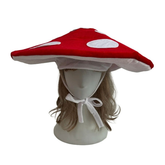 Craft Gift Mushroom Hat With Rope Funny Halloween Easter Hat