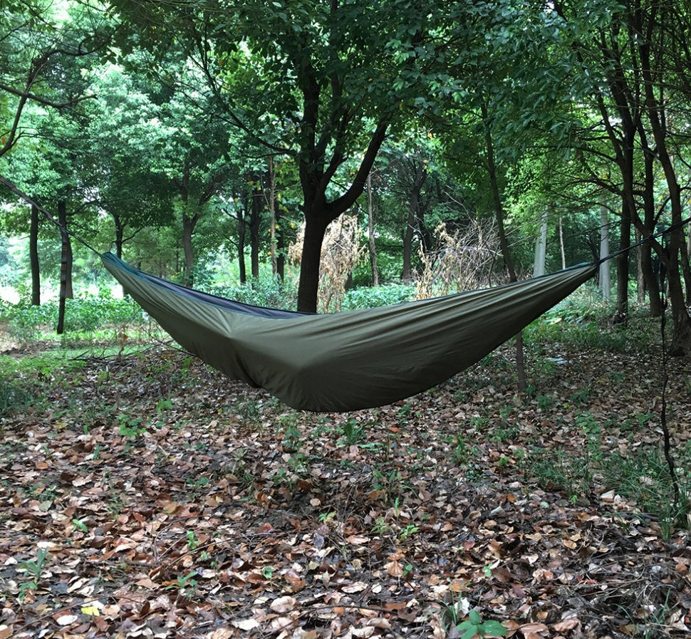 Hamac en coton avec housse chaude pour camping en plein air