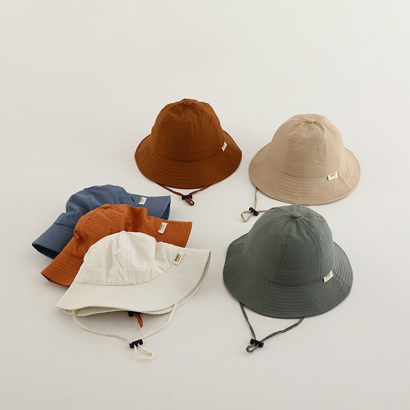 Bucket Hat Spring New Sun-proof Solid Color Quick-drying