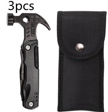 Outdoor Carry-on Multifunctional Stainless Steel Folding Pliers Hammer Tool Hammer