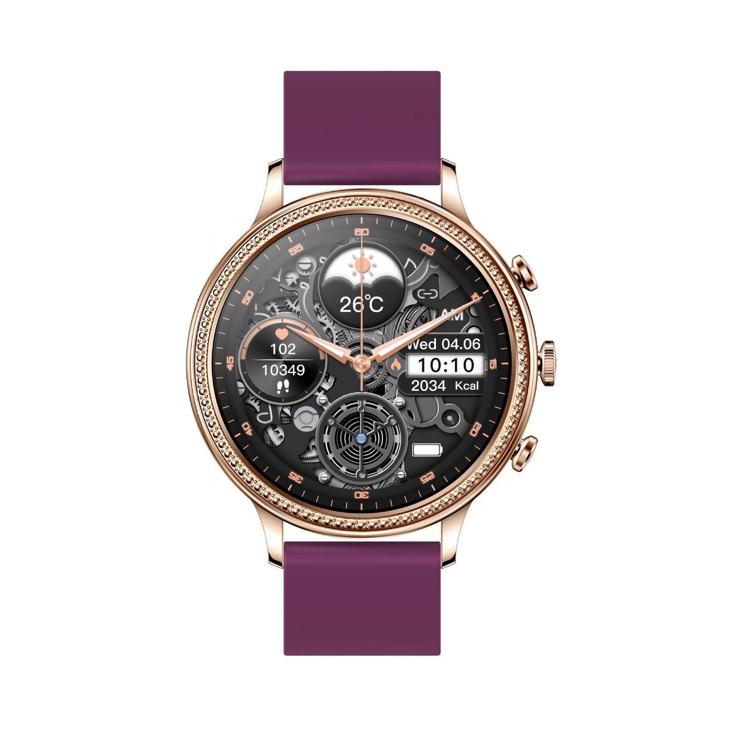 Montre connectée Fossil V60 Call 139' Full Touch pour femme