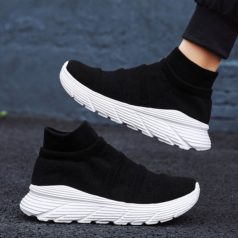 Fly-knit Socks Shoes Slip-on Mesh