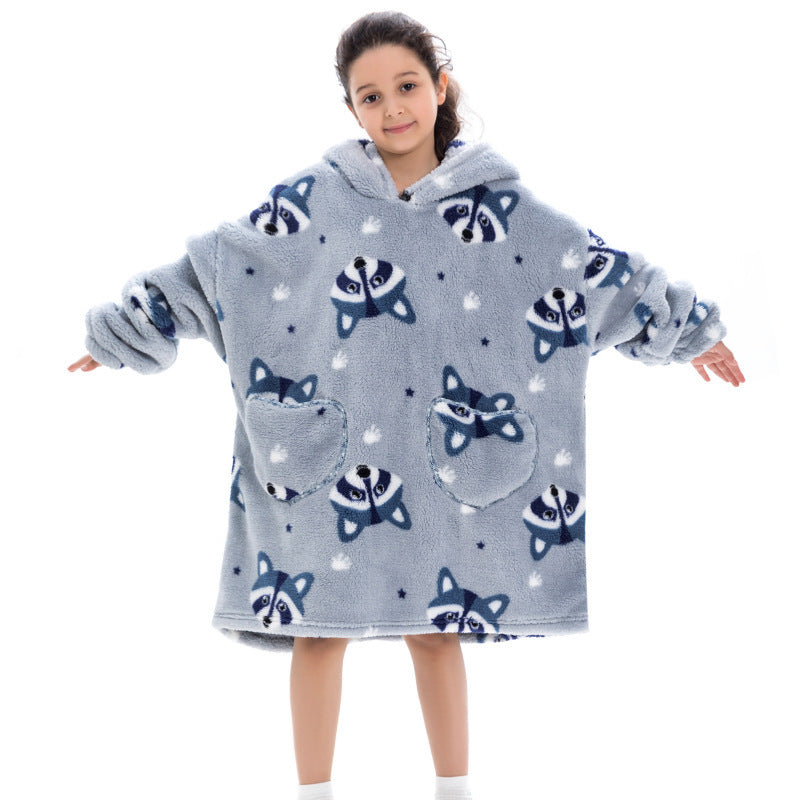 Oversized Thermal Sweatshirt Lazy Sweatshirt Kids