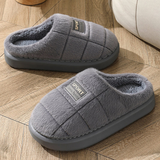 Men's Cotton Slippers Winter Household