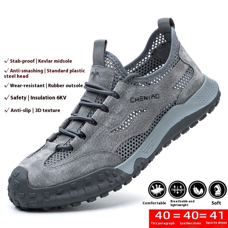 Labor Protection Shoes Men's Anti-smashing And Anti-penetration Insulated Lightweight