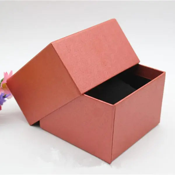 Cardboard Watch Case Storage Box Colorful Watch Holder New Watch Box Organizer Women Jewelry Gift Case