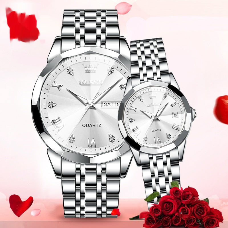 Quartz Watch Valentine's Day Gift Couple Watch Men