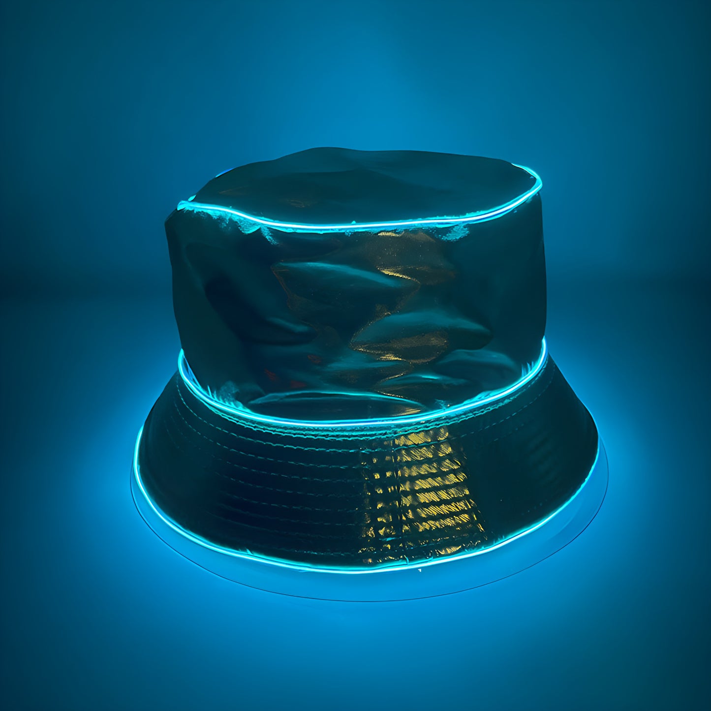 Bar Disco Glowing Bucket Hat Halloween Party LED Light