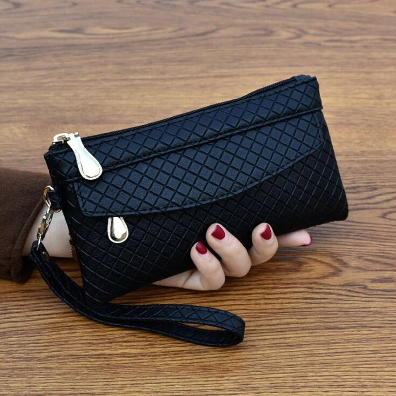 New Fashion Pu Leather Women Wallet Clutch Women's Purse Best Phone Wallet Female Case Phone Pocket Purse Coin Bag