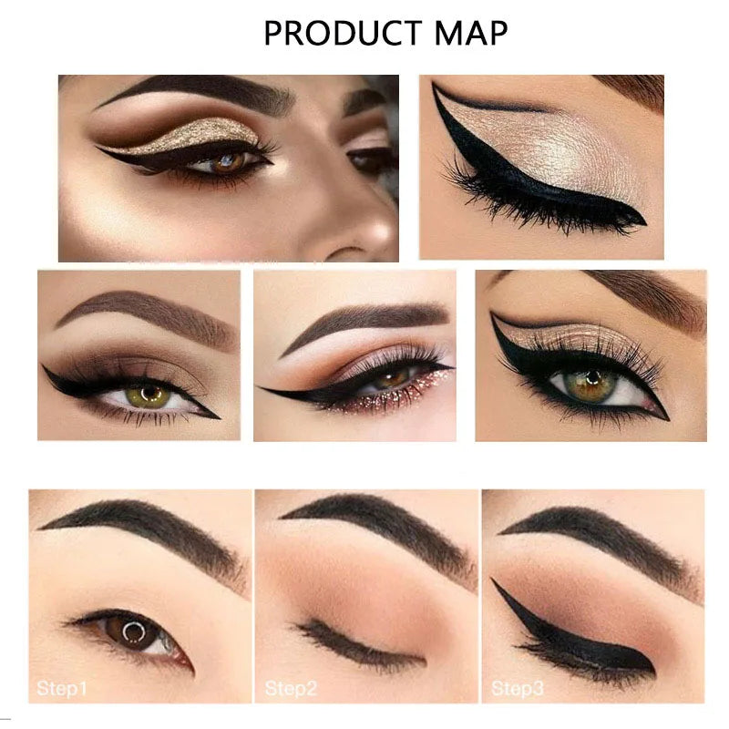 1PC Nouvelle Marque Femmes Noir Liquide Eyeliner Longue Durée Imperméable Eye Liner Crayon Stylo Joli Maquillage Cosmétique Outils